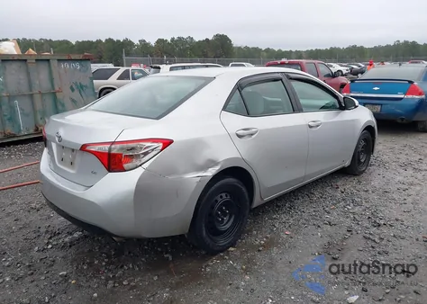 2014 Toyota Corolla Le из США, поврежденный, VIN 5YFBURHE7EP086115